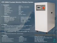 Printing Fountain Solution Recycling & Filtration Treatment System FFP-1000A for refrigeration recirculatior