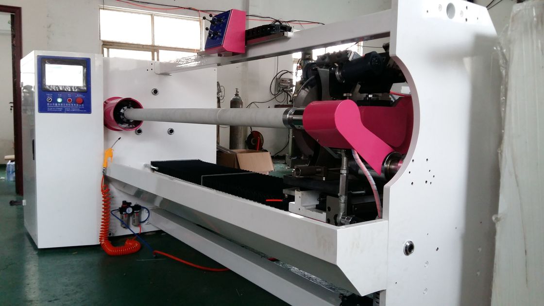 AUTOMATIC CUTTING MACHINE SINGLE SHAFT FOR VARIOUS ROLL STOCK MATERIAL SUCH AS BOPP,DOUBLE SIDED ETC.