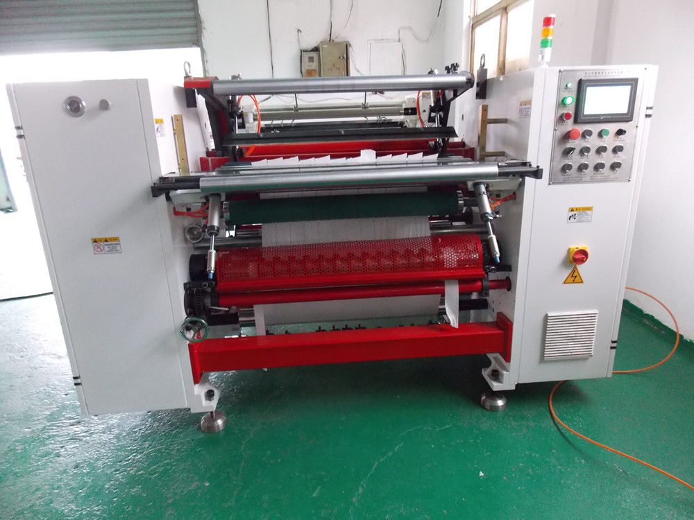 Thermal paper ATM paper slitting and rewinding machine , Log roll slitting machine